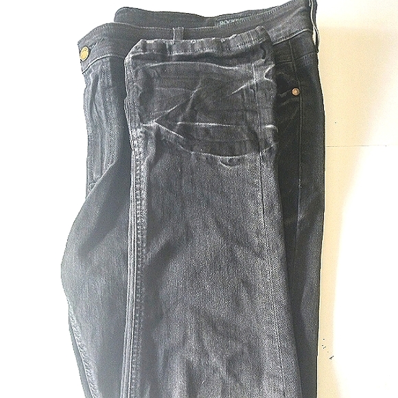 ROCKSTAR Original Distressed Ultra Slim Natural Selection Black Jeans Size 44 - Picture 2 of 11